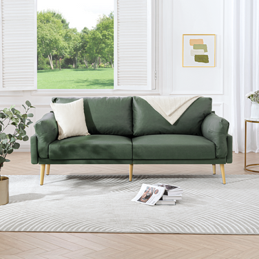 Flora Suede Fabric Sofa