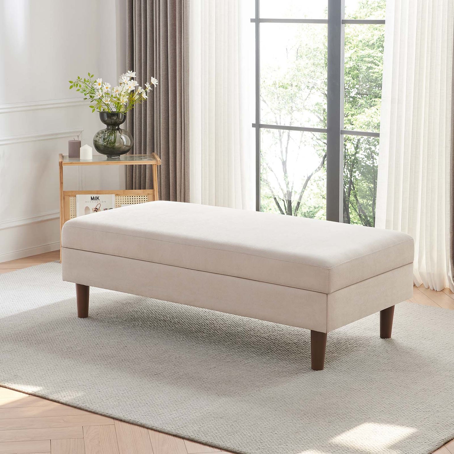 Zandra Linen Sectional Sofa
