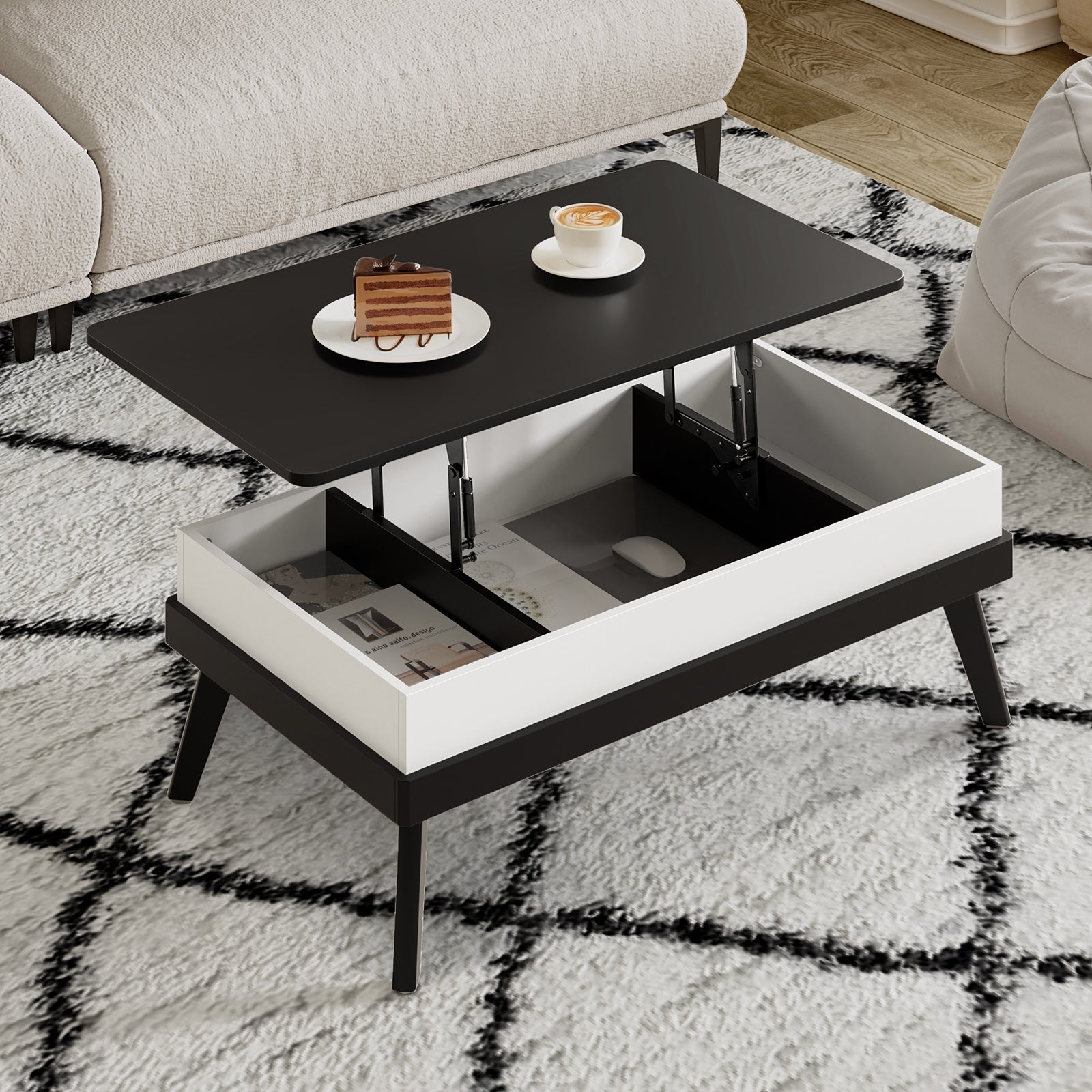 Bidiso Lift Top Table