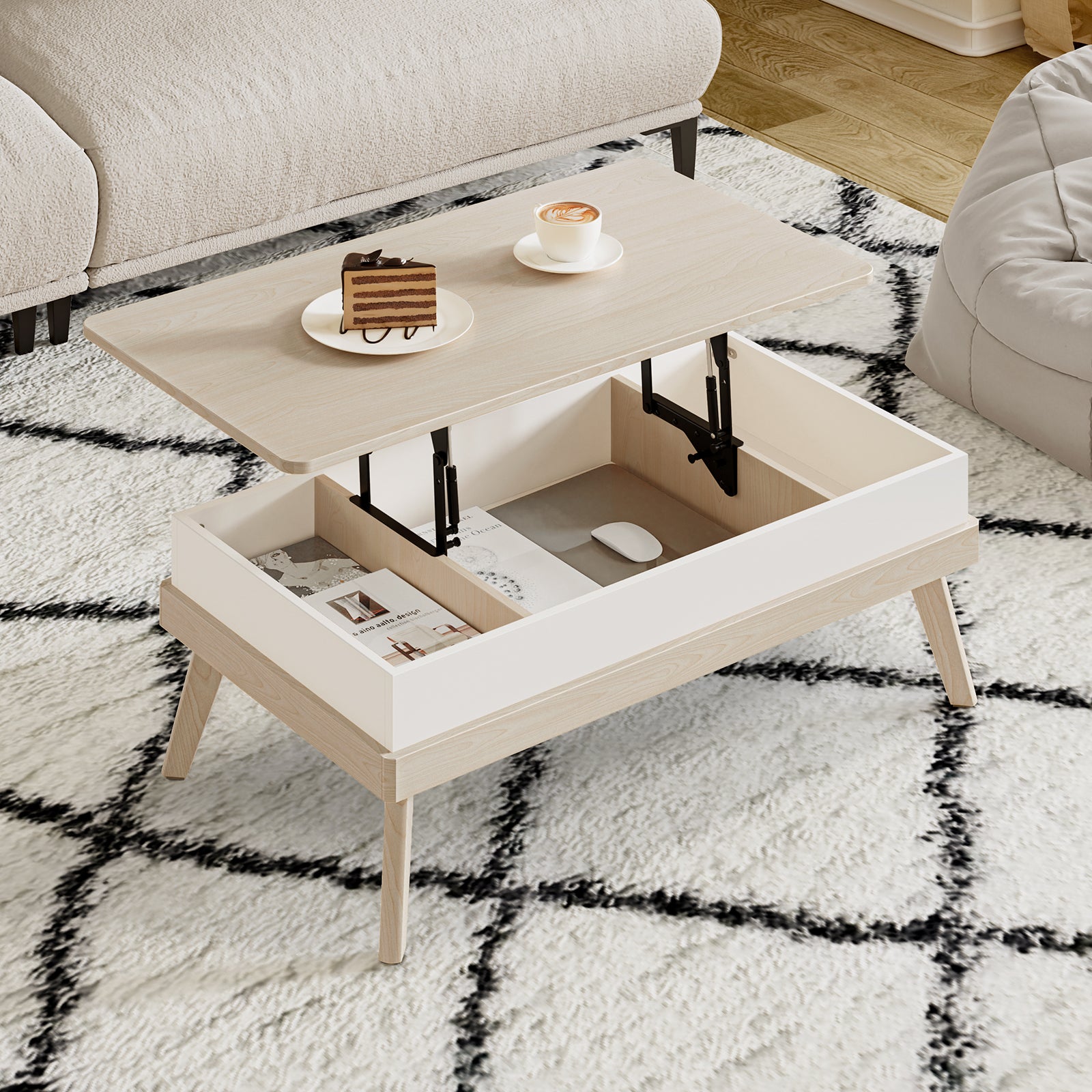 Bidiso Lift Top Table