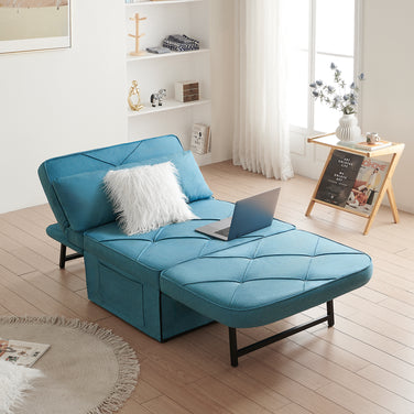Evicka Curved Linen Guest Bed