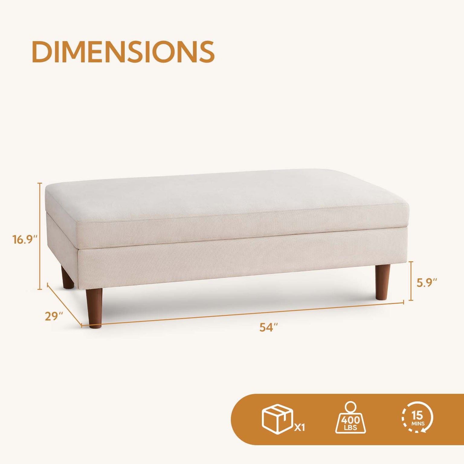 Zandra Linen Sectional Sofa