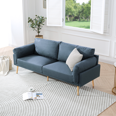 Flora Suede Fabric Sofa