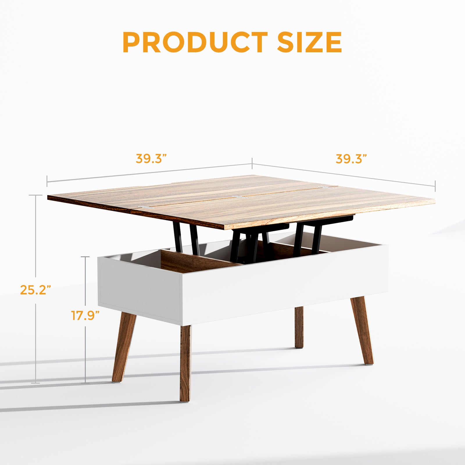 Bidiso 3 in 1 Lift Top Coffee Table